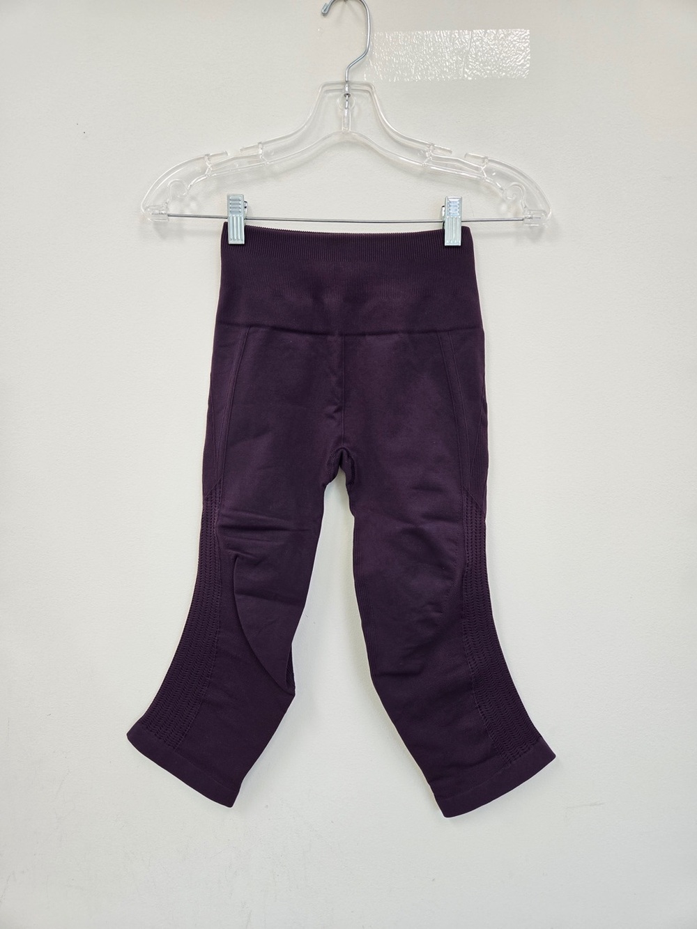 LULULEMON Flow And Go Crop Leggings Deep Zinfandel Dark Purple 9331 - Picture 3 of 7